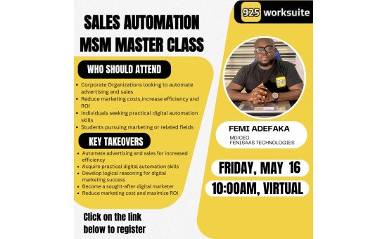 Sales Automation MSM Master Class 2025